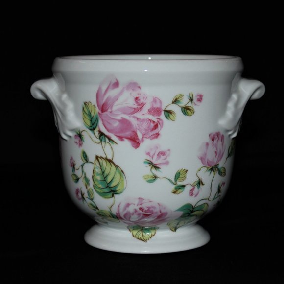 Vintage Vista Alegre Planter | Made in Portugal | Footed Planter with Ha… - Picture 3 of 15